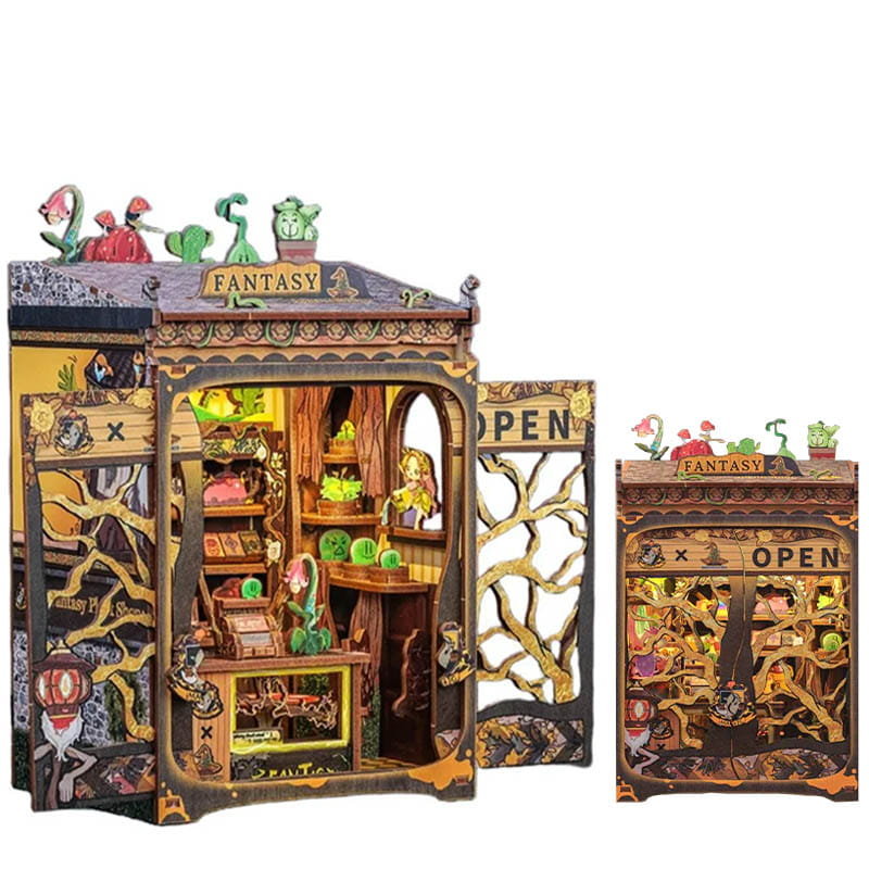 Miniaturowy domek mini Book Nook - Fantastyczne rośliny* - CuteBee