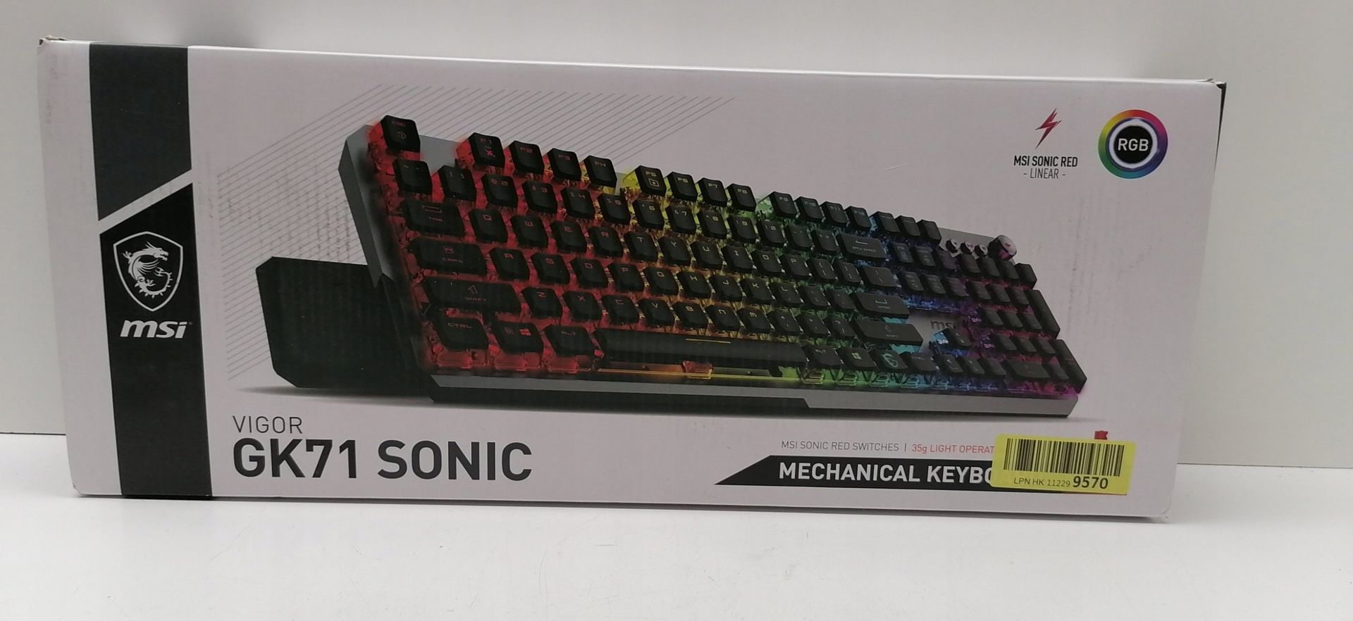 MSI Vigor GK71 Sonic Red DE