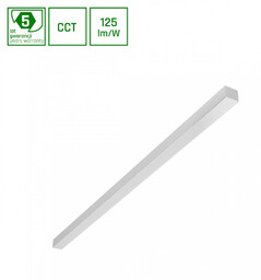 ALLDAY BASIC 40W CCT 230V IP20 1203x42x37mm BIAŁY 5 LAT GW.