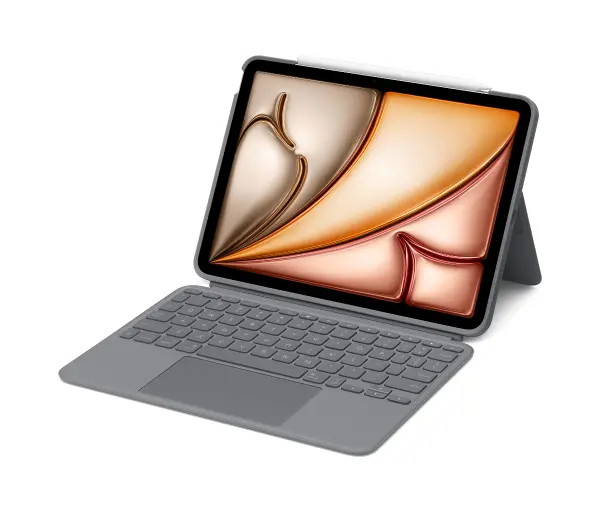 Logitech Combo Touch z klawiaturą do iPada Air 11 cali M2 UK Szary