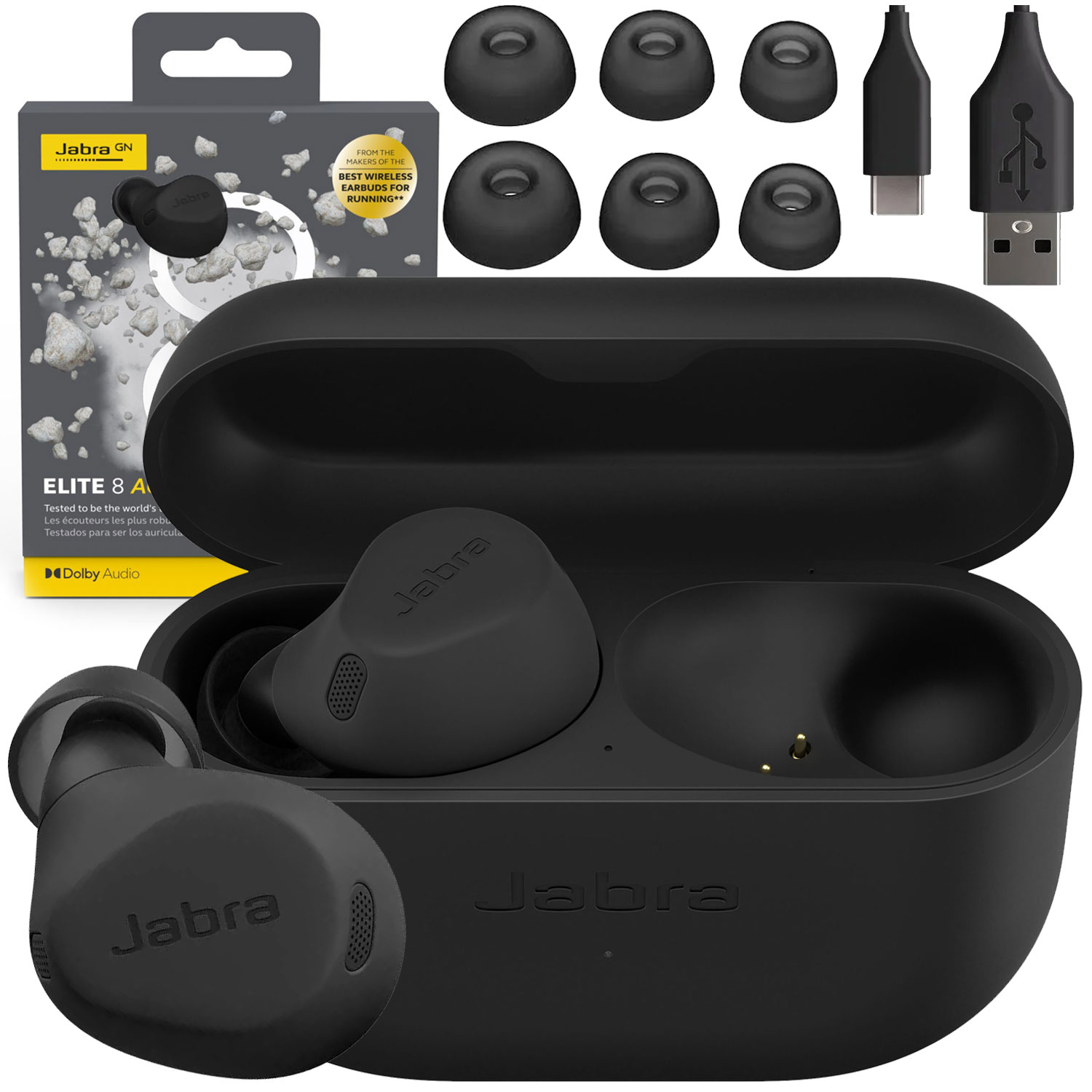 Jabra Elite 8 czarne