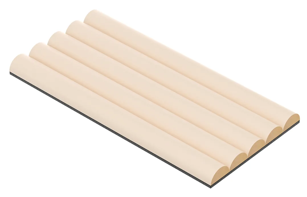 Elior Beżowy ryfloway panel na ścianę i sufit F7-G71