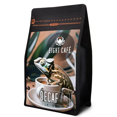 Kawa ziarnista EIGHT CAFE Decaf Arabica 1 kg (Rzemieślnicza)