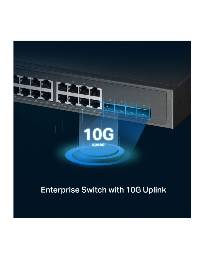 TP-LINK Switch SG3428XPP-M2 24x2.5GBit/4xSFP+ Managed 19'' Omada SDN, 500 W PoE, WiFi 7/6E/6