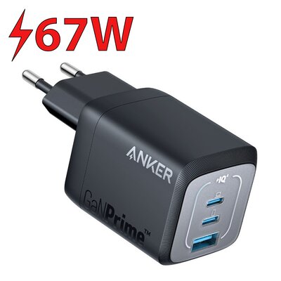 Anker Prime 67W GaN Wall Charger 3 Ports