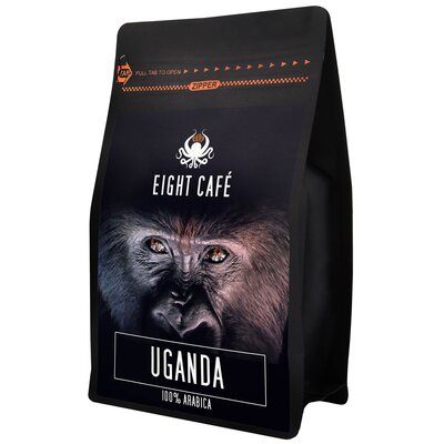Kawa ziarnista EIGHT CAFE Arabica Uganda 1 kg (Rzemieślnicza)