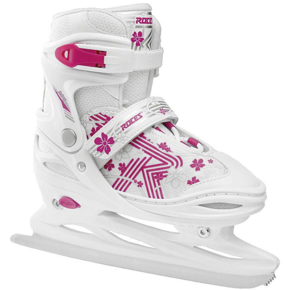 Łyżwy Roces Jokey Ice 3.0 Girl biało-różowe 450708 01, r. 26/29
