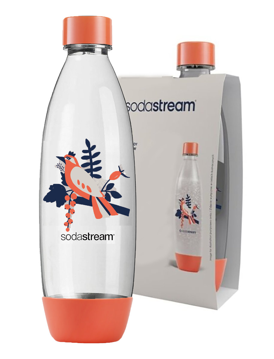Sodastream butelka 1L CORAL ORANGE PTAK