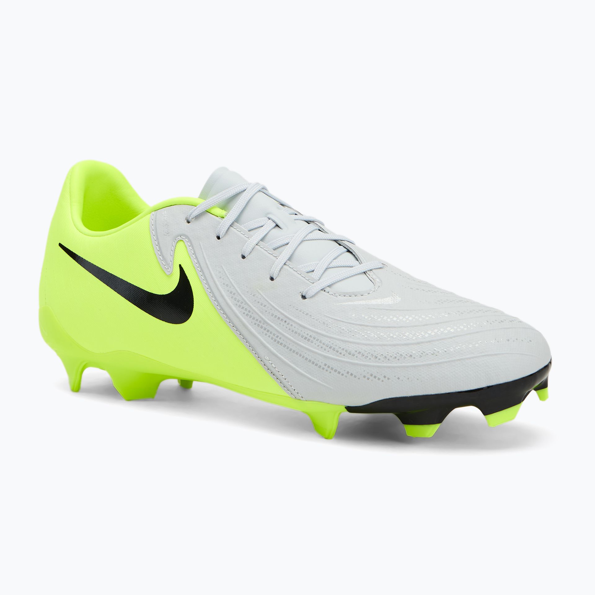 Buty piłkarskie męskie Nike Phantom GX 2 Academy FG/MG metallic silver/volt/black WYSYŁKA W 24H 30 DNI NA ZWROT
