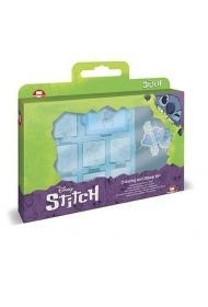 Pieczątki w walizce Stitch