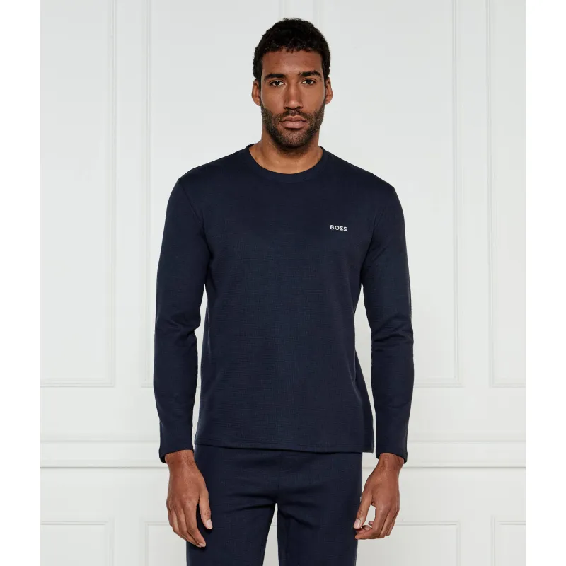 BOSS BLACK Longsleeve Waffle 4 Regular Fit