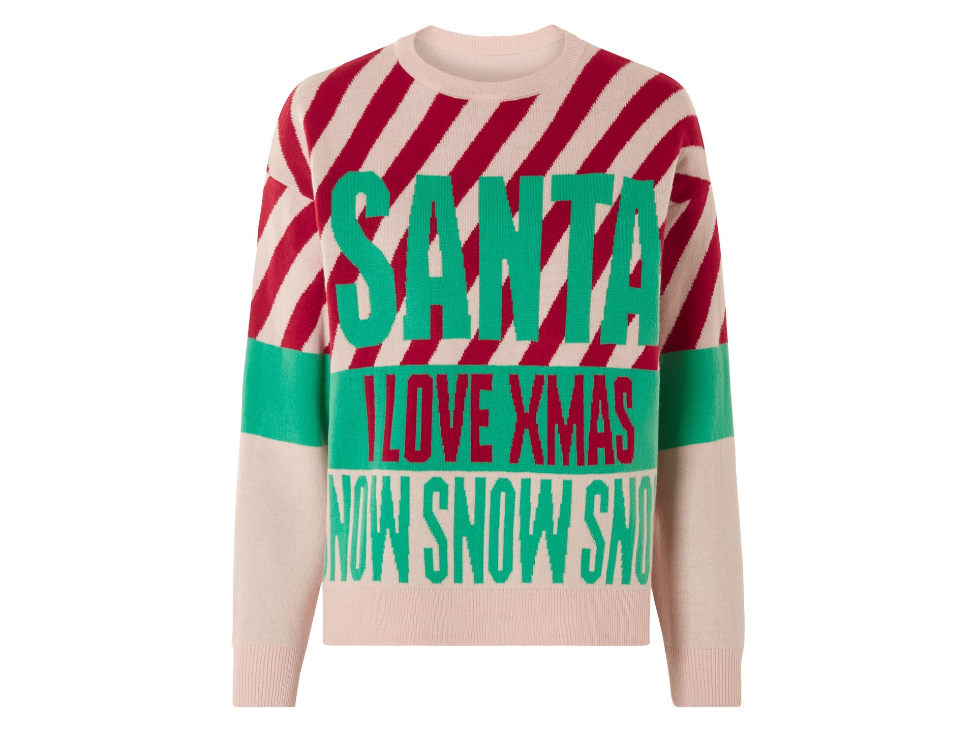 esmara® Sweter świąteczny damski (M (40/42), Różowy)