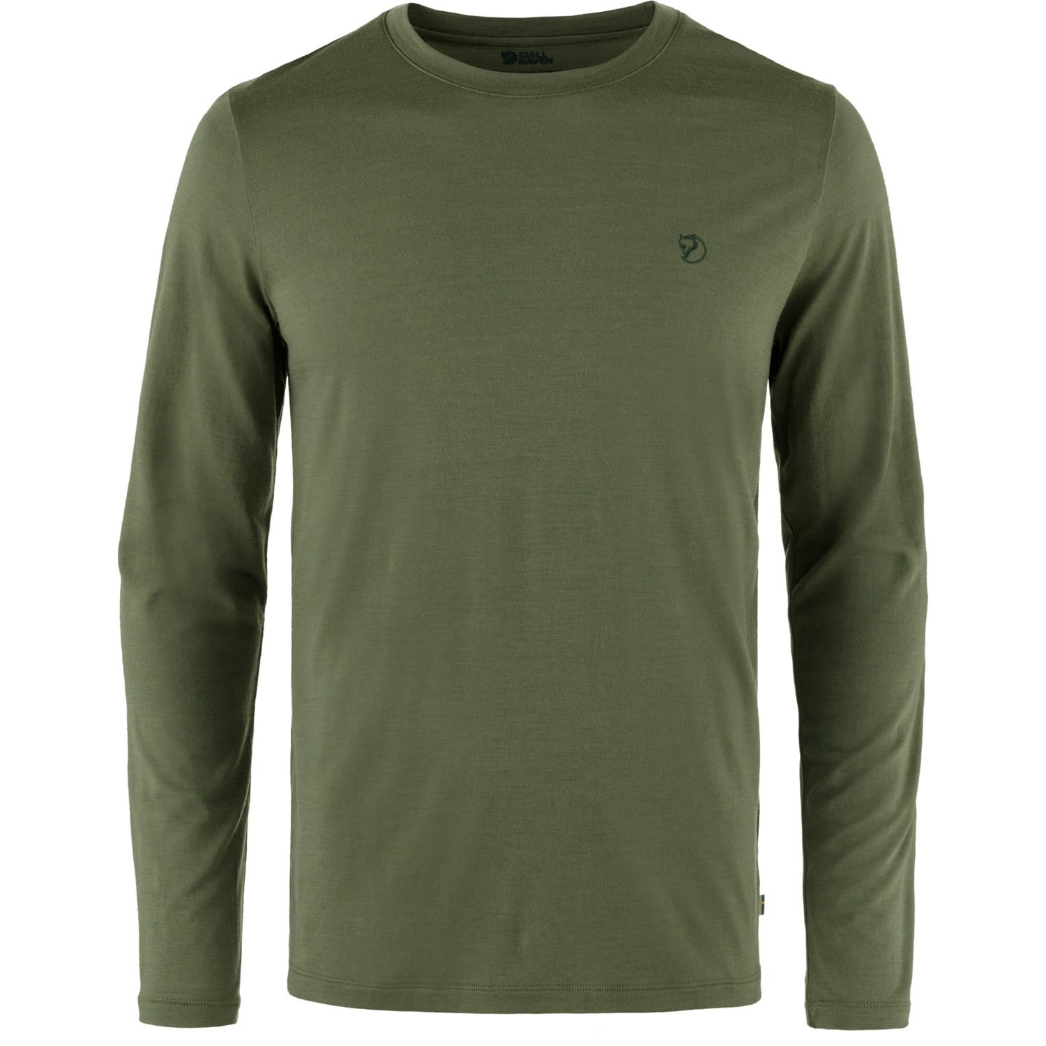 Męska koszulka Fjallraven Abisko Wool LS laurel green - M