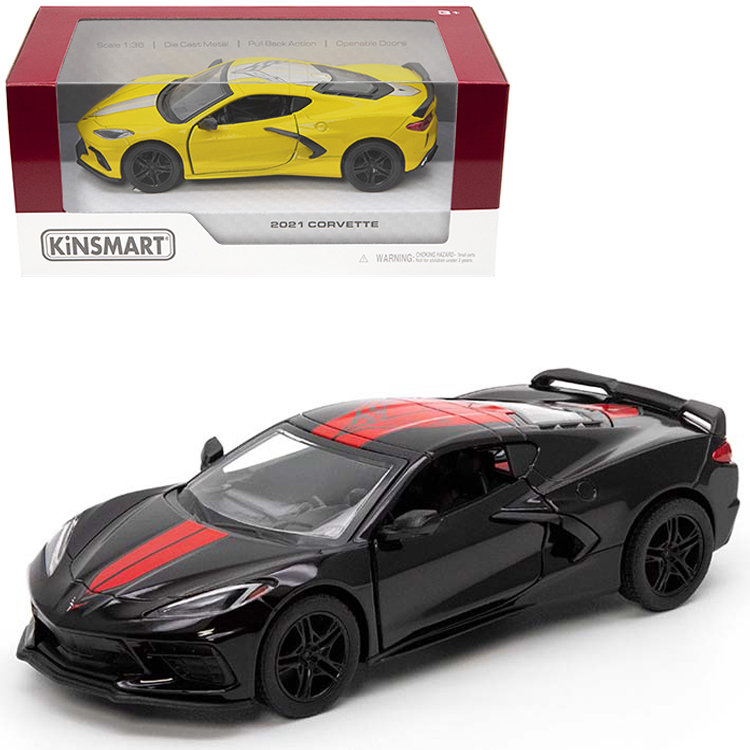 SAMOCHÓD AUTO METALOWE CORVETTE Z NADRUKIEM 1:36 ZABAWKA DLA DZIECI