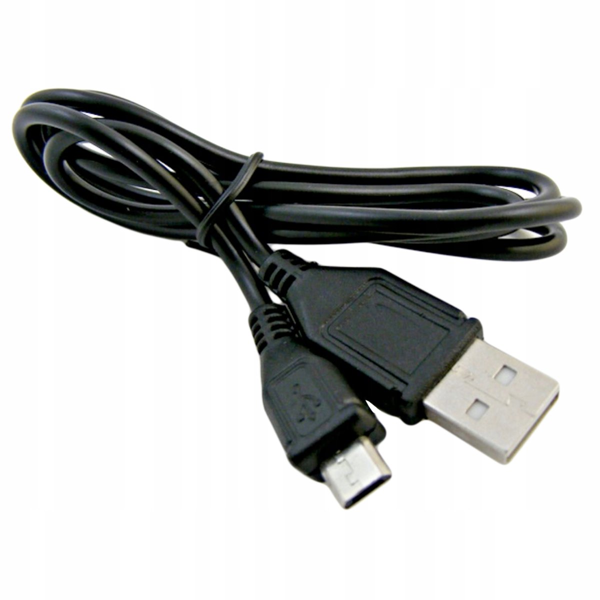 Kabel USB MICRO USB 1 metr czarny Przewód do ładowania Telefonu Mikro USB