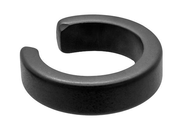 Oryginalna i prosta nausznica 3,6 mm z czarnej stali szlachetnej