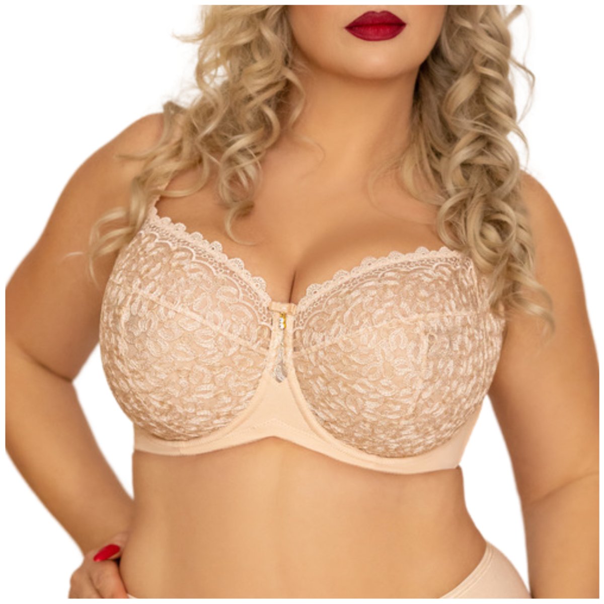 Biustonosz KrisLine Betty Soft Full Cup cielisty - 75J