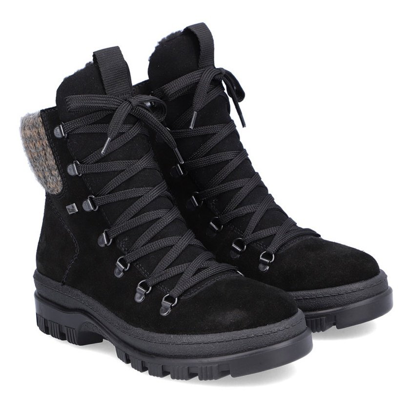 Trzewiki damskie wodoodporne antypoślizgowe Rieker X8200-00 BLACK 39