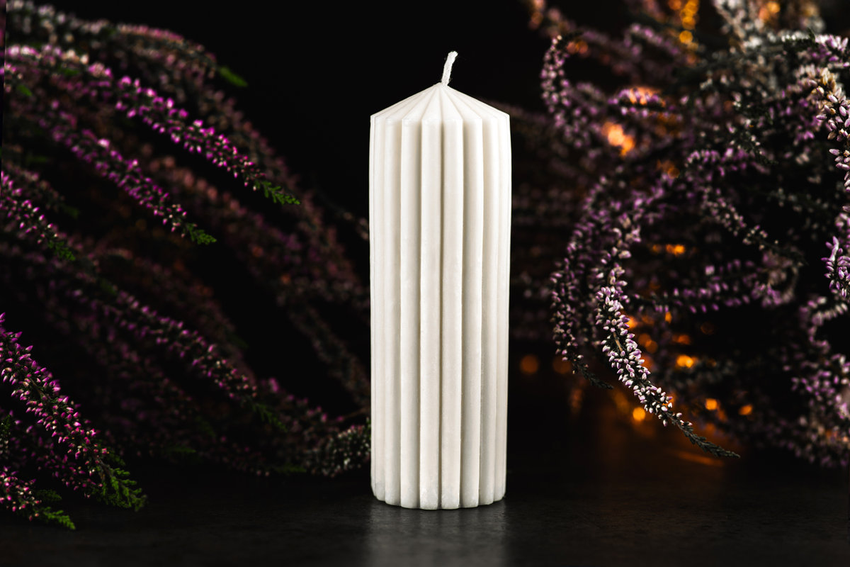 Świeca sojowa dekoracyjna Lamele duża/Sawarge Candles