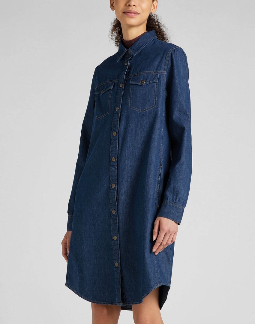 Damska sukienka Lee SHIRT DRESS XS