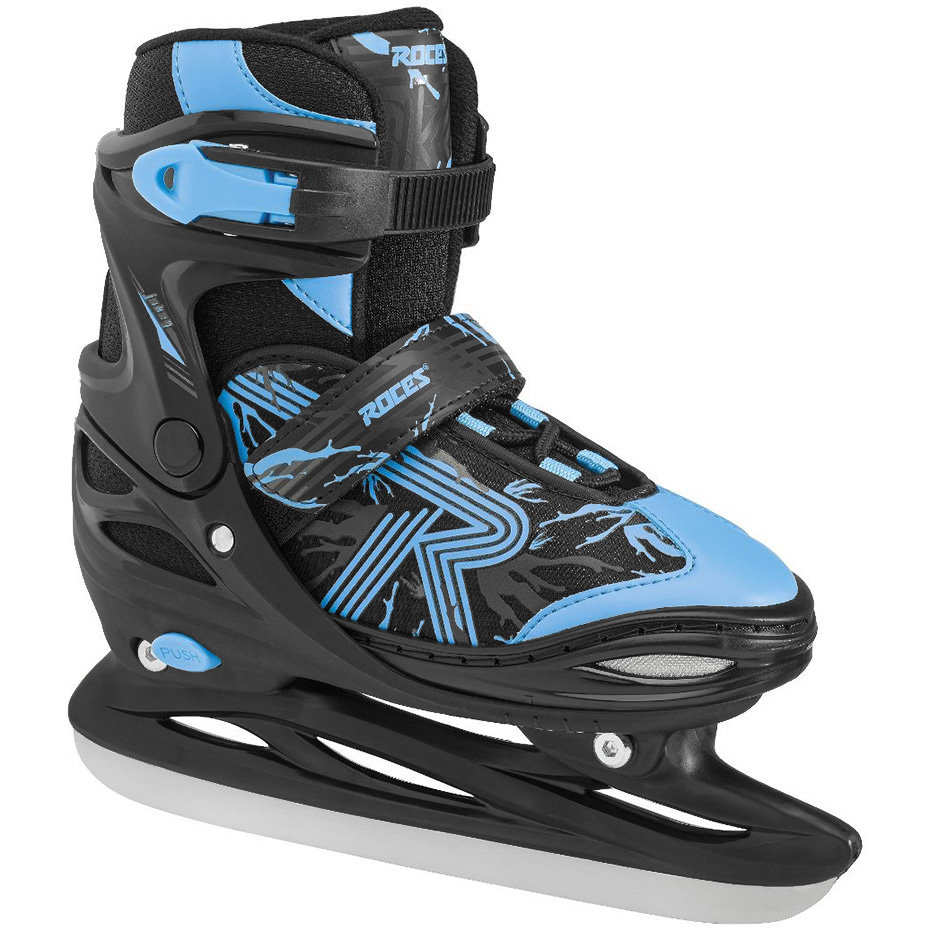 Łyżwy Roces Jokey Ice 3.0 Boy czarno-niebieskie 450707 01, r. 26/29