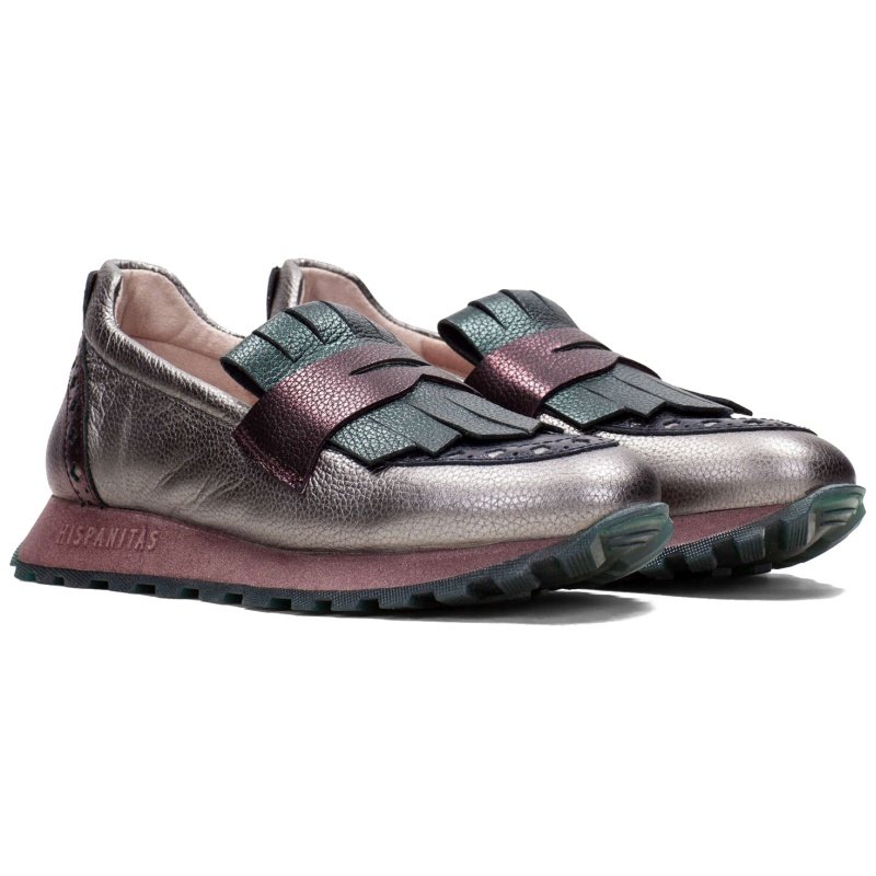 Mokasyny damskie Hispanitas CHI243509 BOLMET-I24 ACERO 36