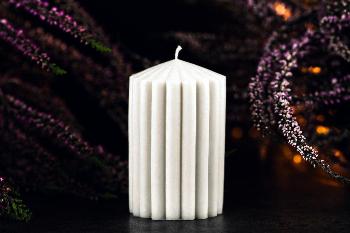 Świeca sojowa dekoracyjna Lamele mała/Sawarge Candles