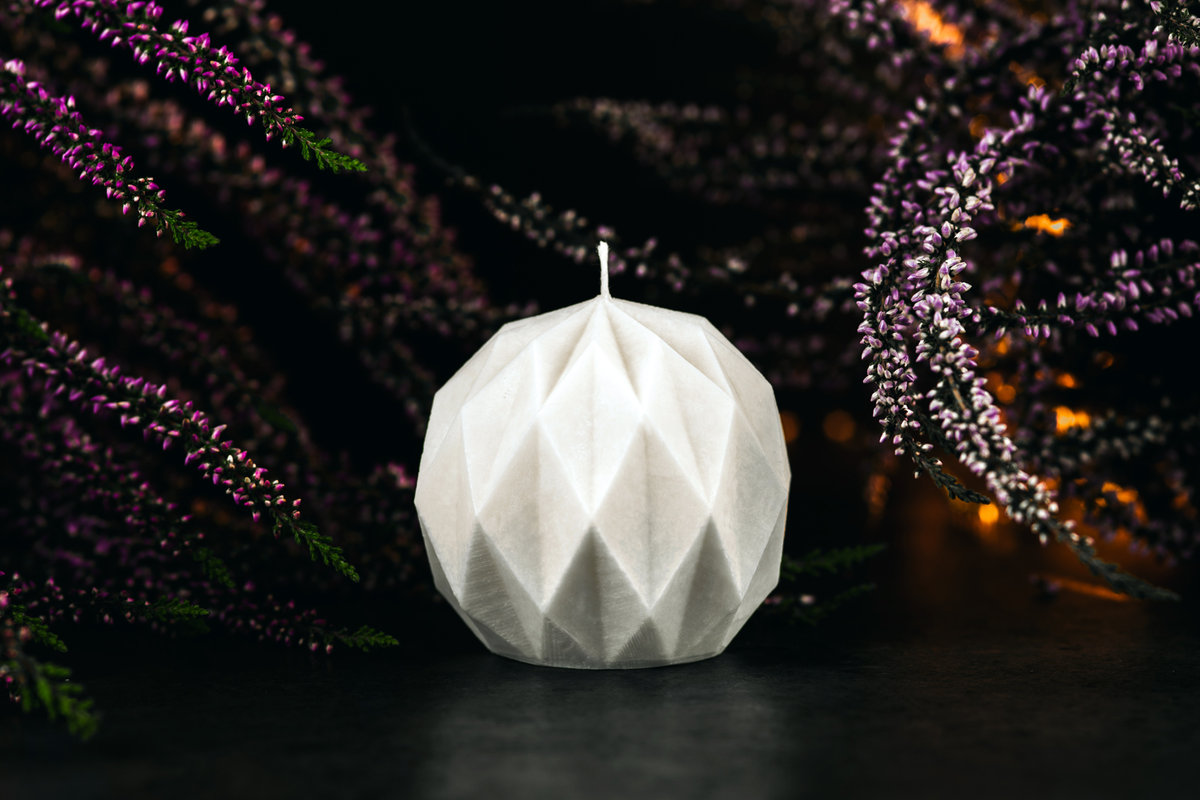 Świeca sojowa dekoracyjna GEOMETRIC/Sawarge Candles