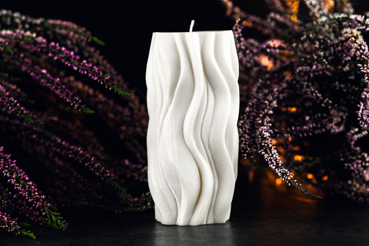 Sojowa świeczka falowana / DESERT/Sawarge Candles