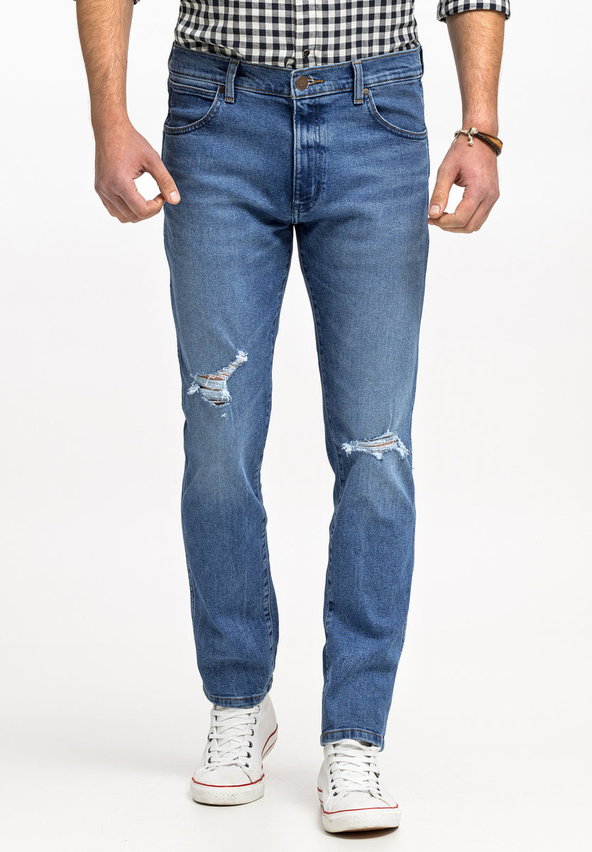 Męskie spodnie jeansowe dopasowane Wrangler LARSTON W34 L34