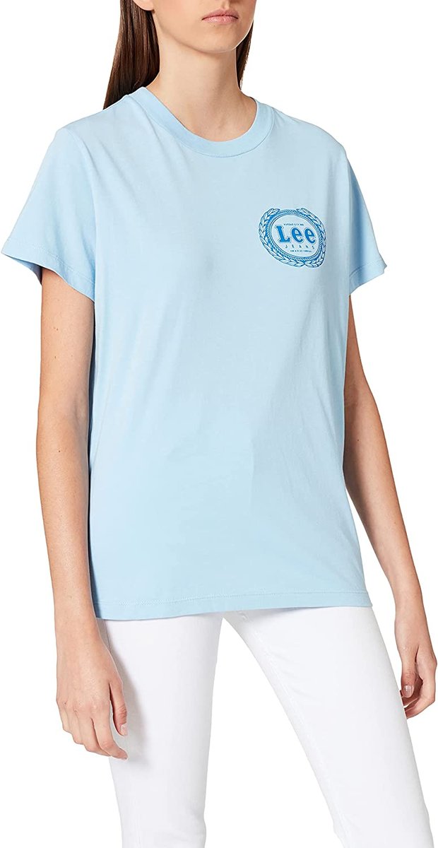 Damska koszulka t-shirt Lee EMLBEM TEE XS