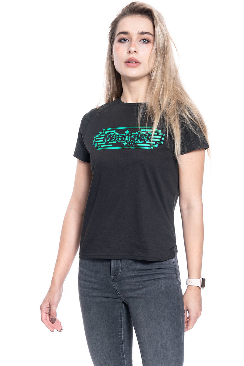 Damska koszulka t-shirt Wrangler SS GRAPHIC TEE XS