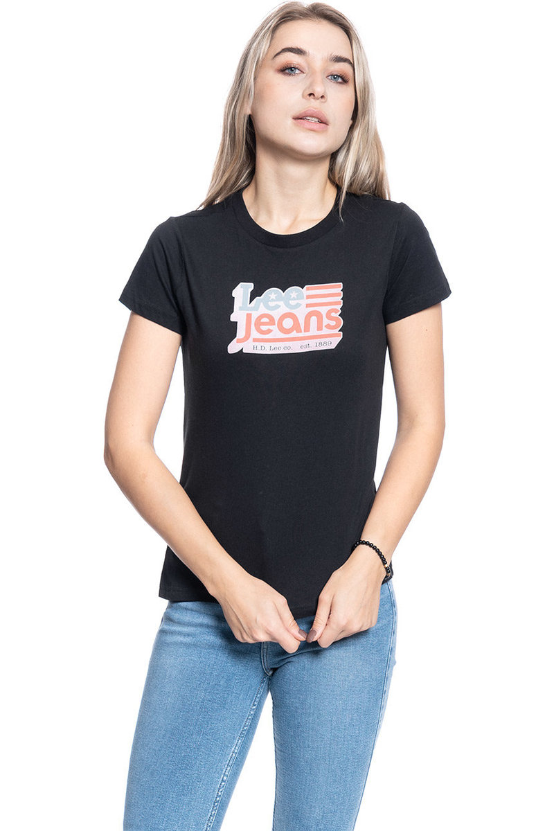 Damska koszulka t-shirt Lee CREW NECK TEE XS
