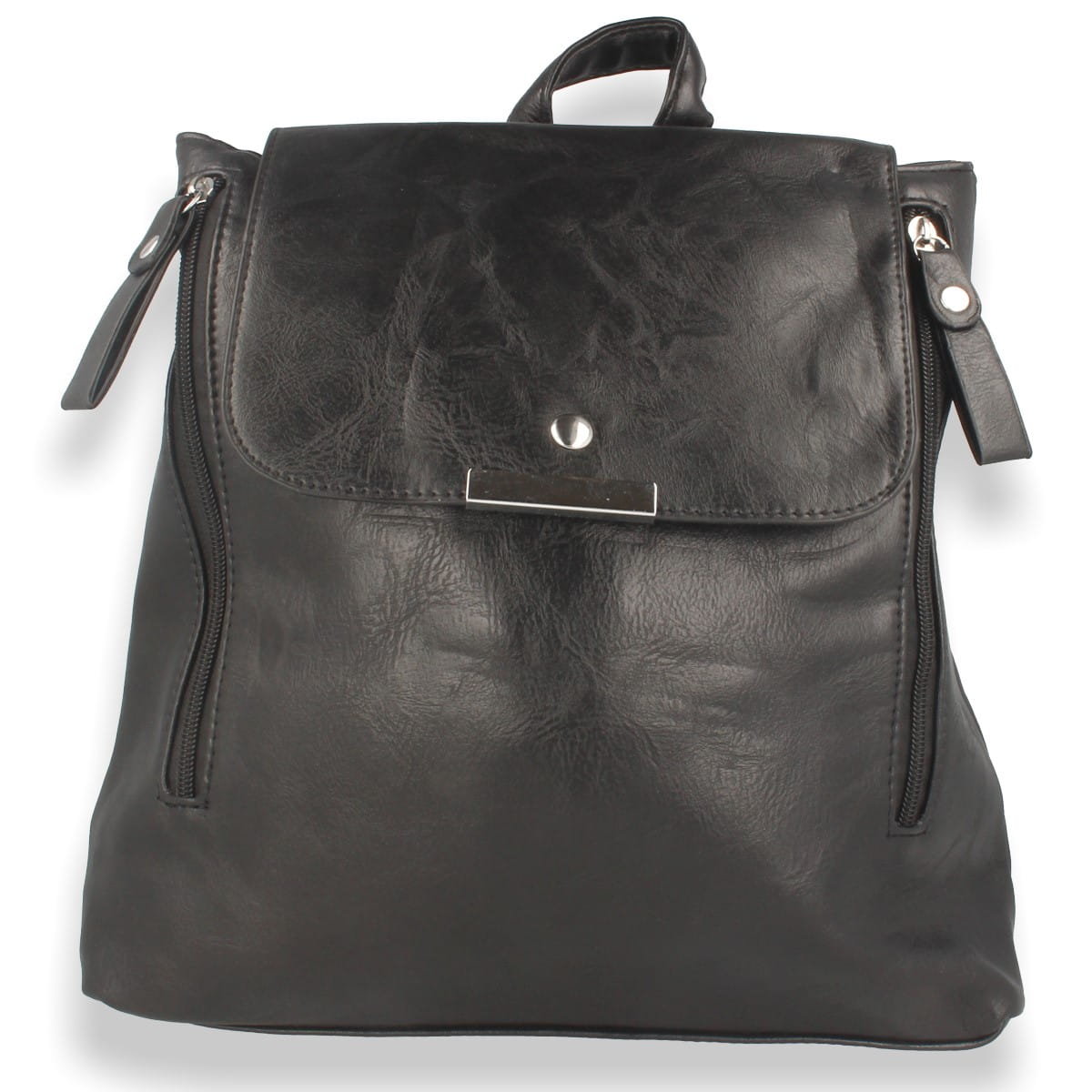 Plecak damski z kieszonkami czarny