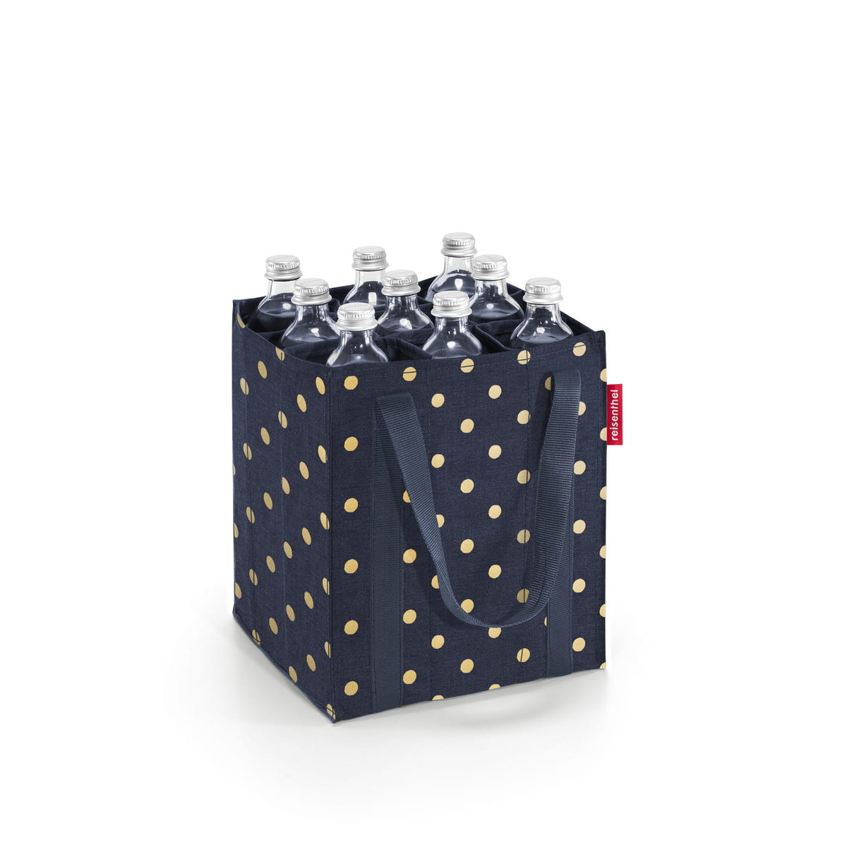 Torba BOTTLEBAG, metallic dots blue, Reisenthel