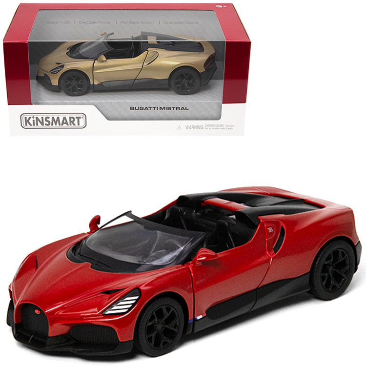 SAMOCHÓD AUTO METALOWE BUGATTI MISTRAL 1:36 ZABAWKA DLA DZIECI