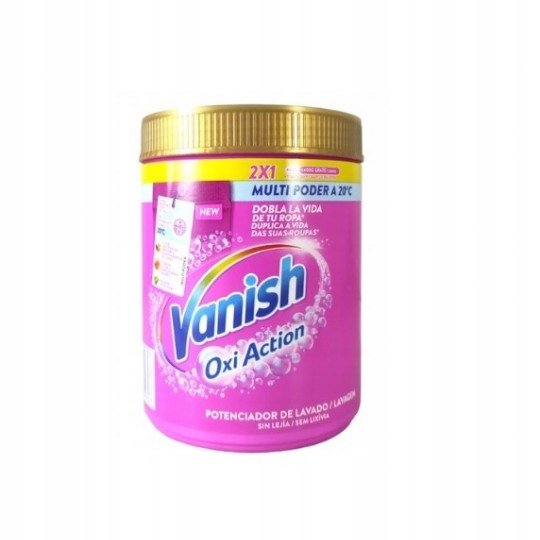 VANISH OXI Action PINK odplamiacz w proszku 900g