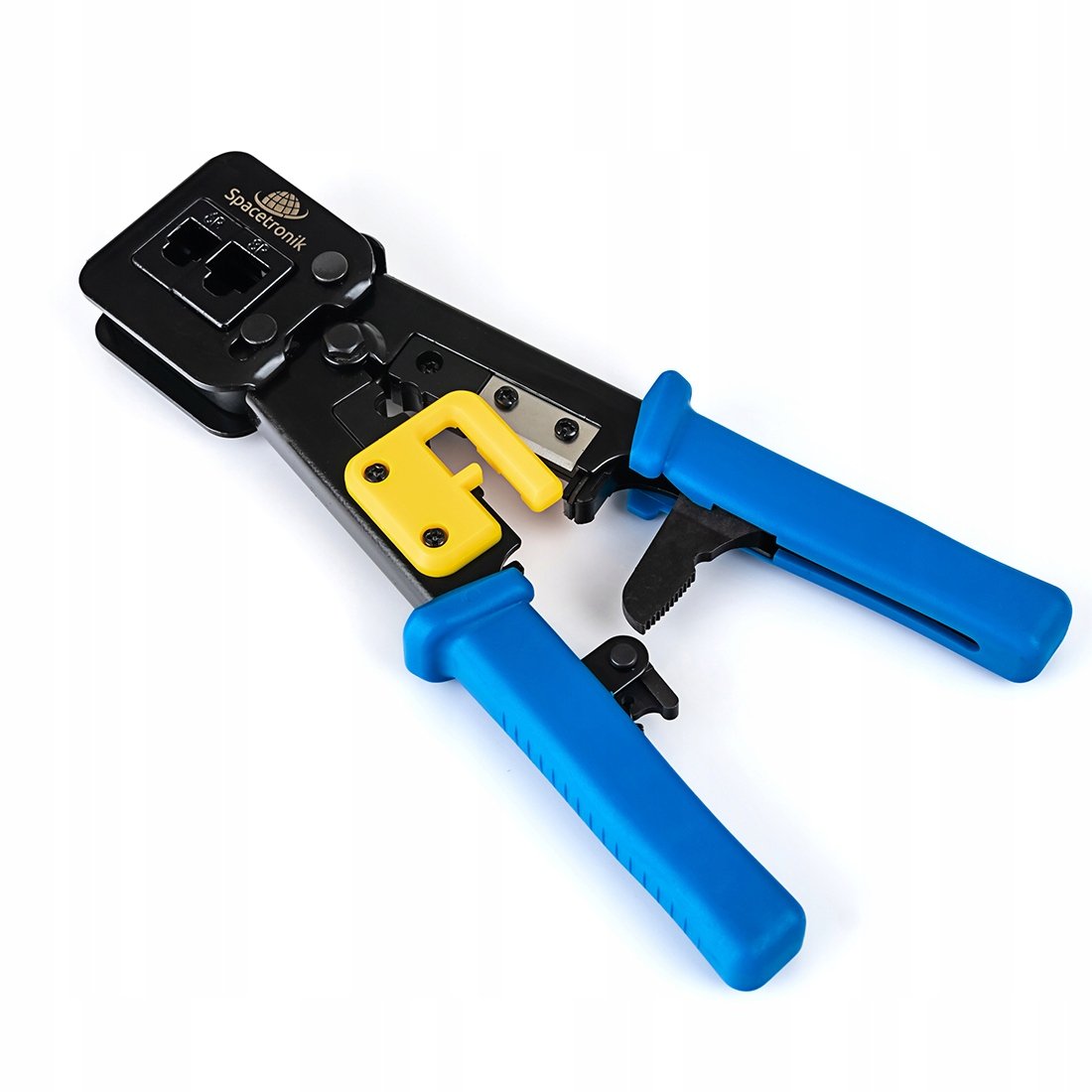 Zaciskarka Wtyków Przelotowych RJ45 RJ12 RJ11 Spacetronik Praska Przelotowa
