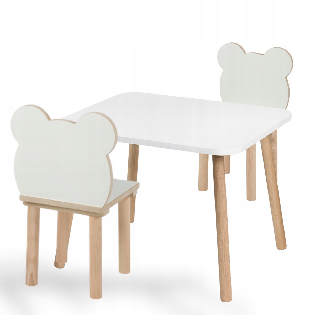 stolik i krzesełka dla dzieci 50 x 60 x 47cm, dwa krzesełka zestaw mebli