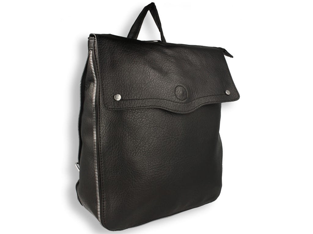 Plecak damski czarny duży A4