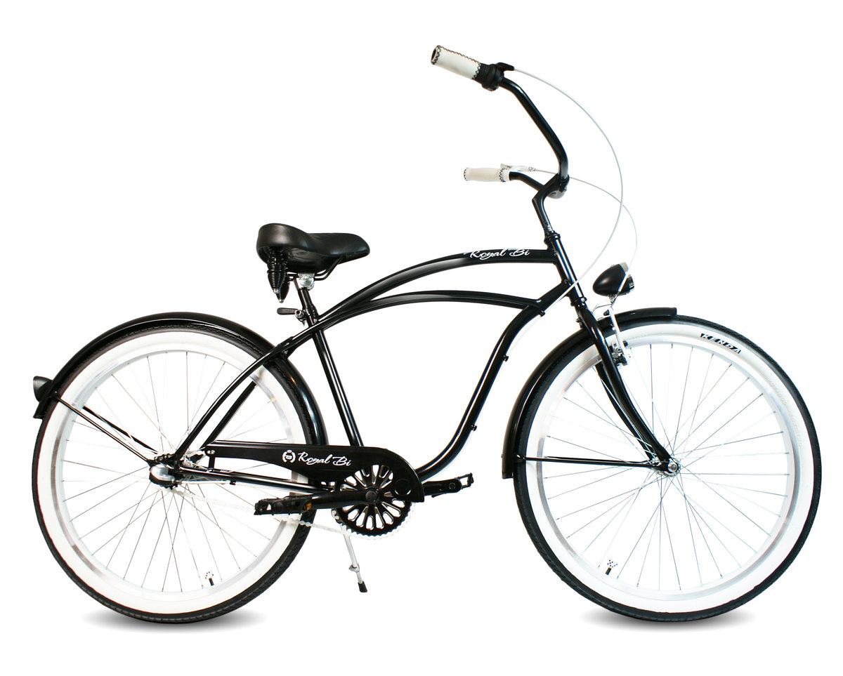 Rower miejski męski Cruiser 28 BLACK BANDIT czarny