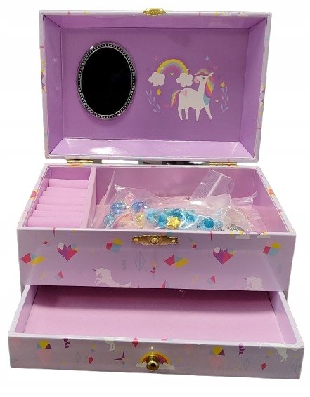 ELEFUN CHIC STUDIO Zestaw tworzenie bransoletek i opasek SZKATUŁKA FIOLET