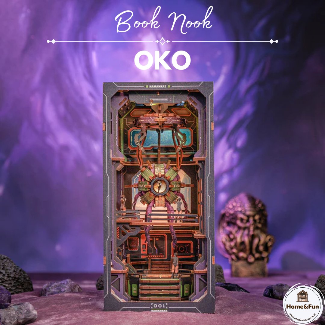 DIY Miniaturowy Domek - OKO Book Nook DIY Puzzle 3D