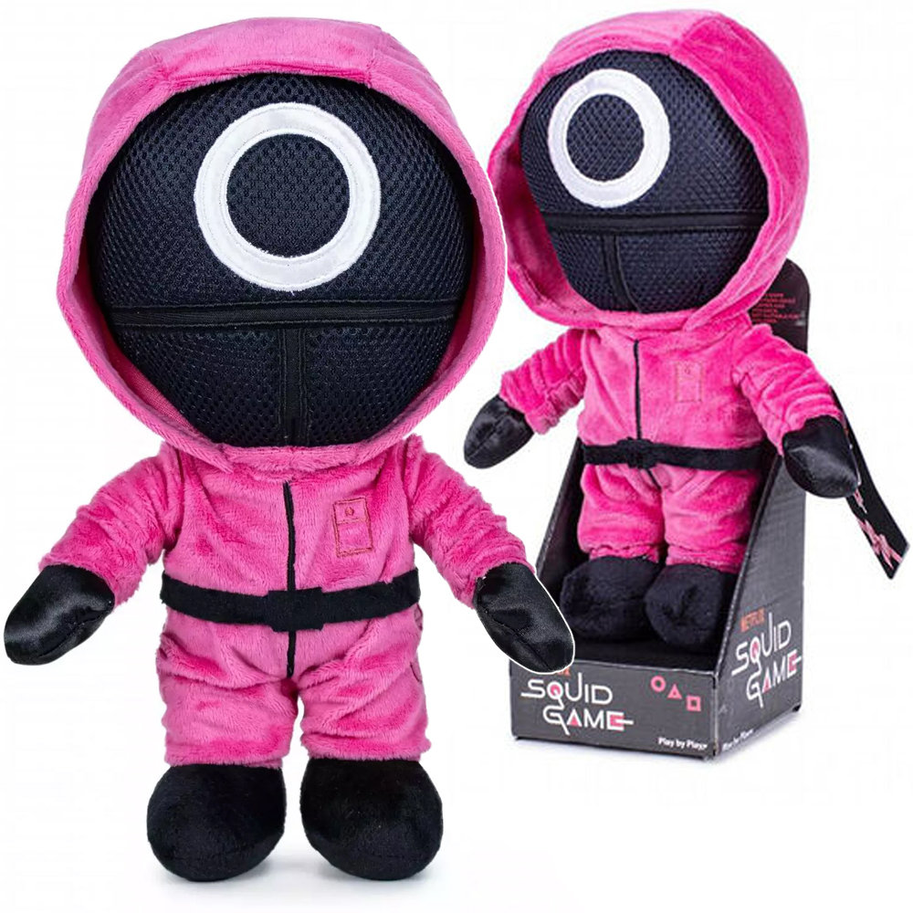 Strażnik Gry Squid Game Pluszak Kolekcjonerski 29cm Oryginalna Maskotka Netflix Koło