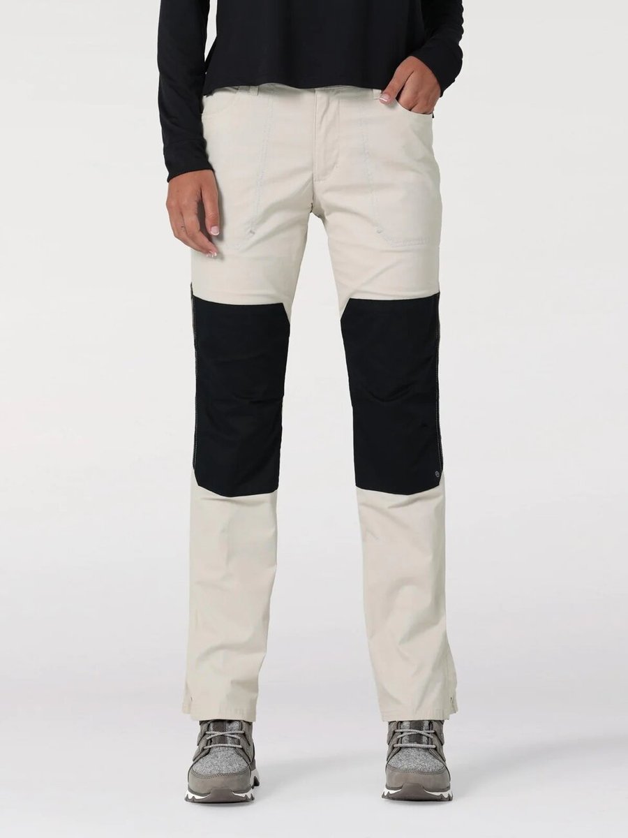 Damskie spodnie materiałowe Wrangler REINFORCED SOFTSHELL PANT W31 L32