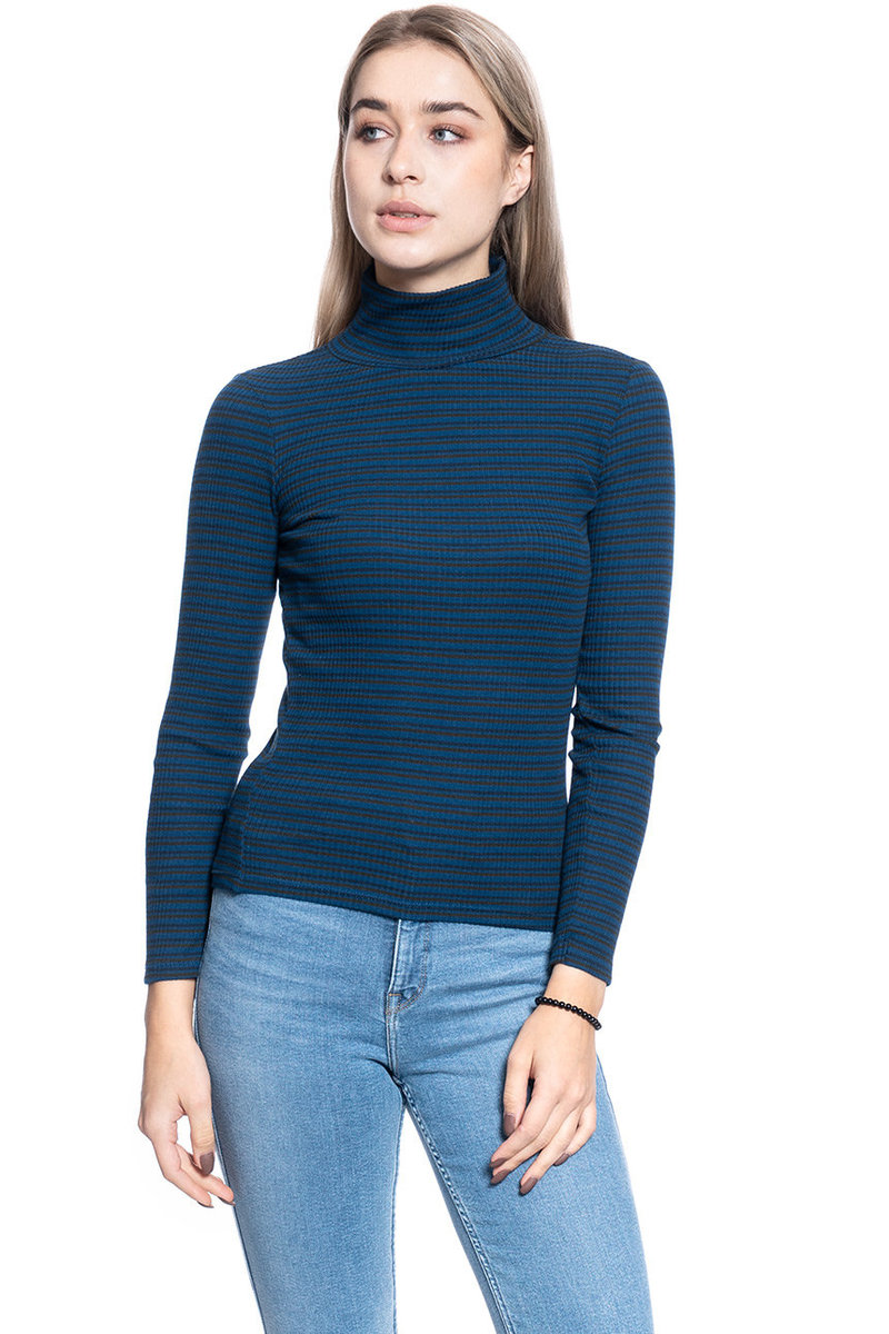 Damski sweter Lee STRIPED RIB TEE XS