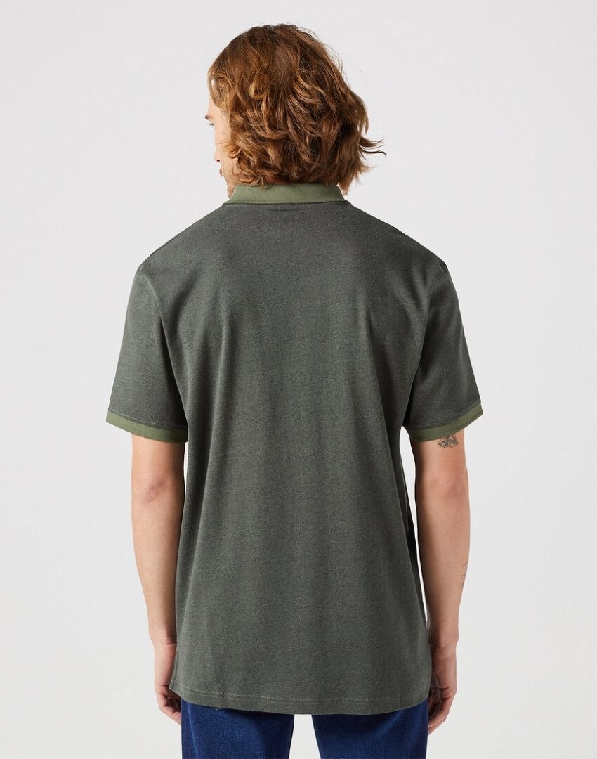 Męska koszulka t-shirt Wrangler POLO SHIRT M