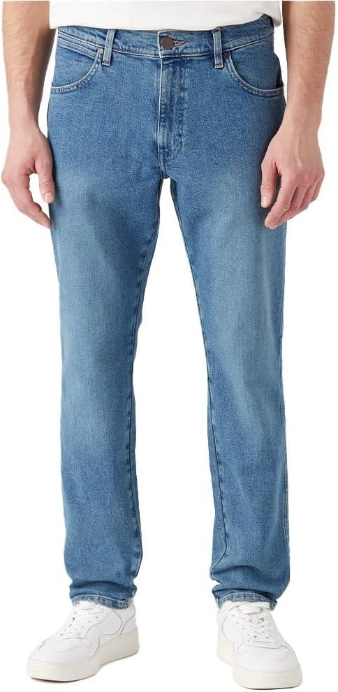 Męskie spodnie jeansowe proste Wrangler RIVER W34 L34