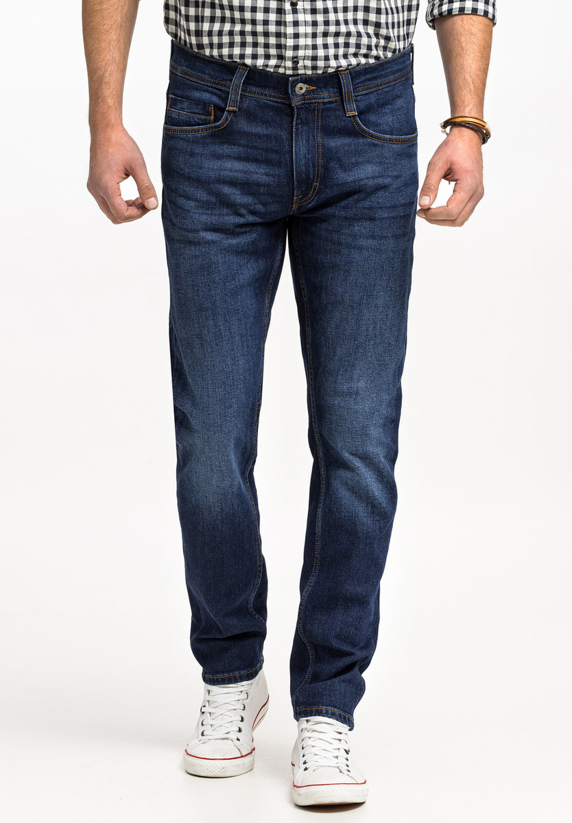 Męskie spodnie jeansowe dopasowane Mustang OREGON SLIM W36 L32
