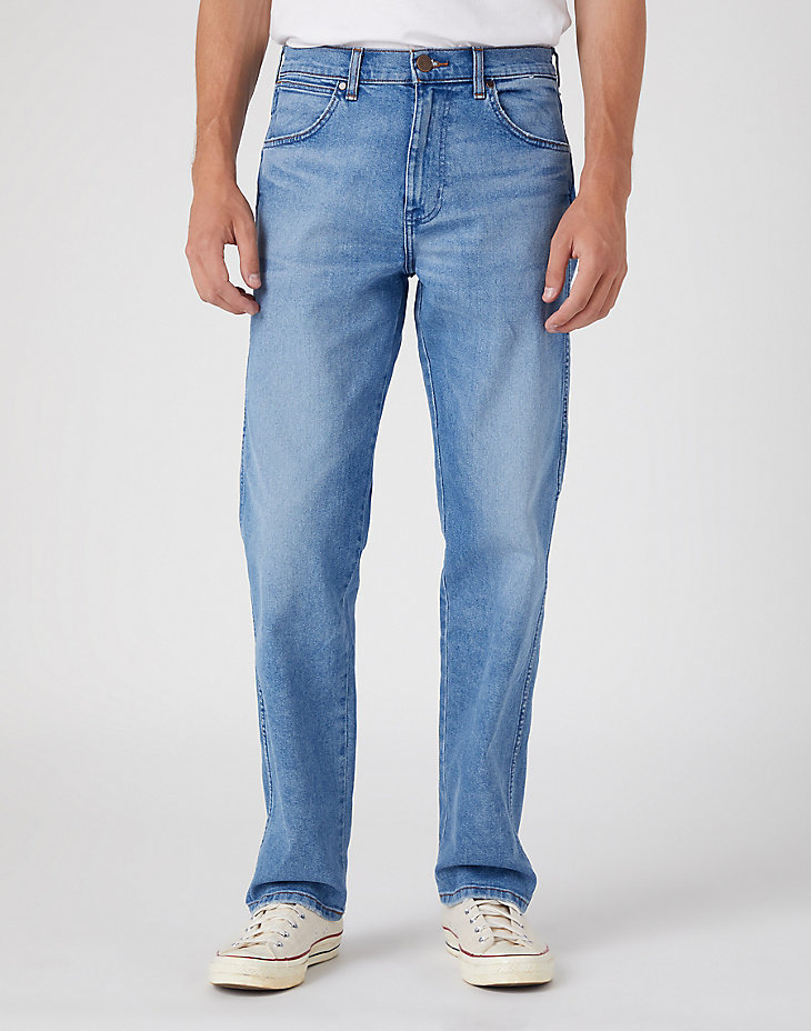Męskie spodnie jeansowe proste Wrangler FRONTIER W32 L34